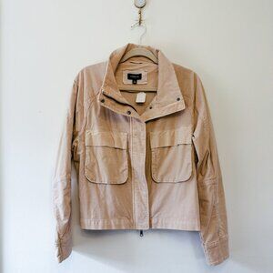 Evereve Corduroy Camp Jacket, Size Large